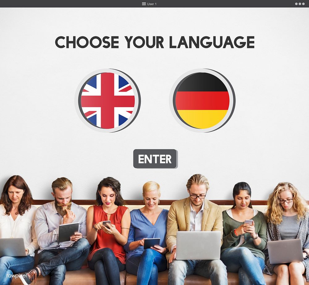Language Dictionary English German Concept