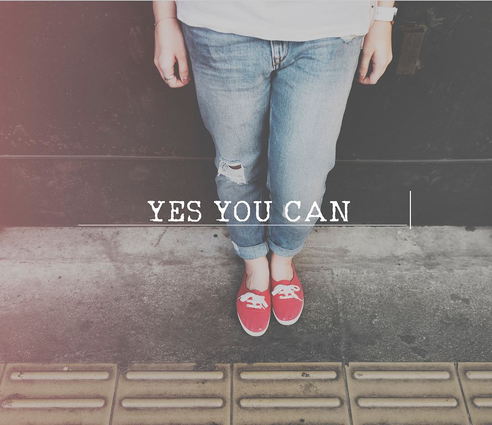 Yes You Can Motivation Skater Concept