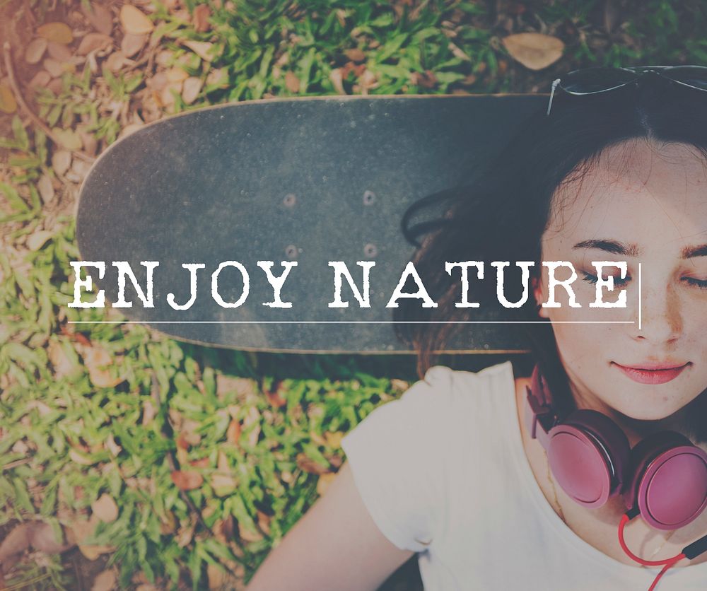 Enjoy Nature Enjoyment Happiness Joy Concept