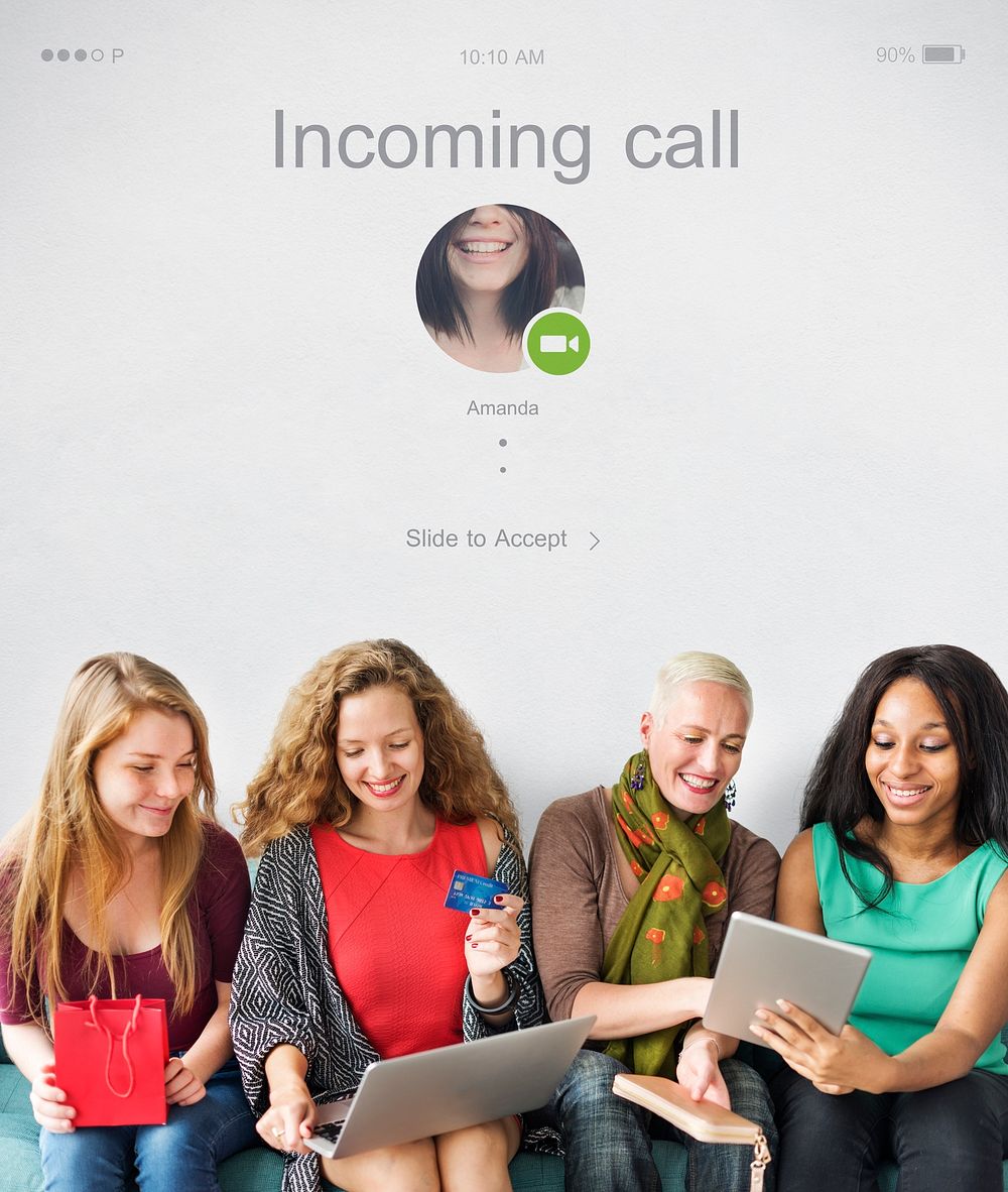 Incoming Call Communication Conenction Concept