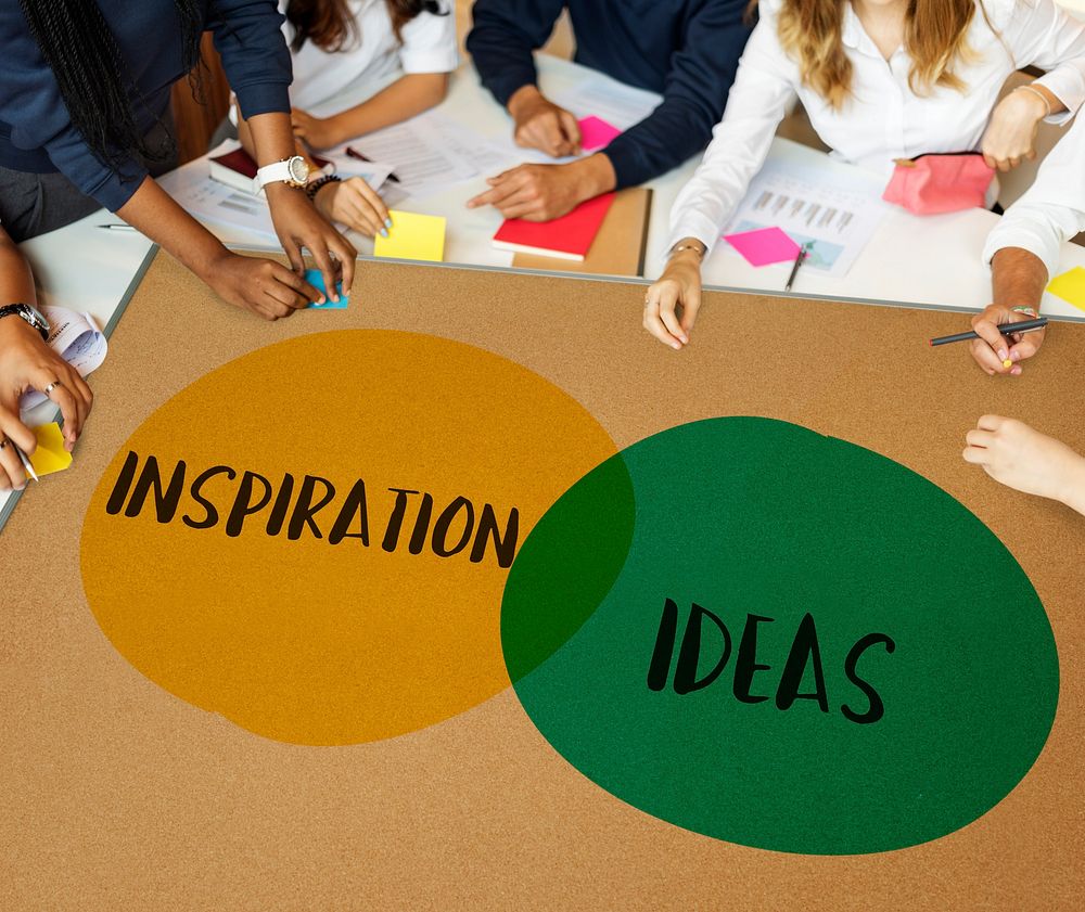 Inspiration Ideas Motivation Circles Concept