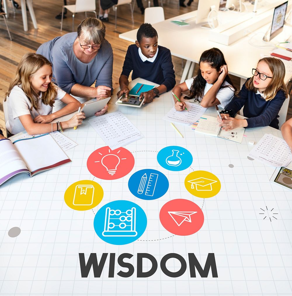 Wisdom Learning Knowledge Class Study Concept