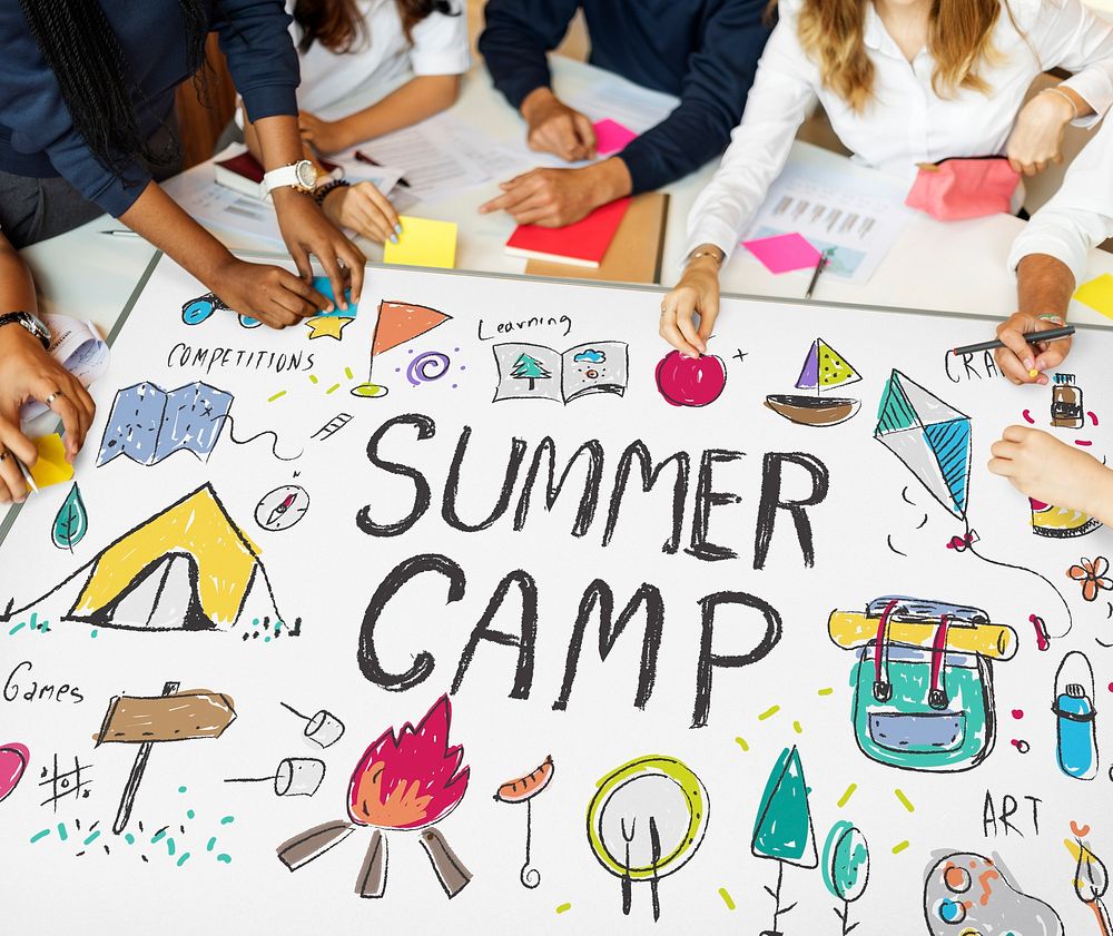 Summer Camp Adventure Exploration Enjoyment Concept