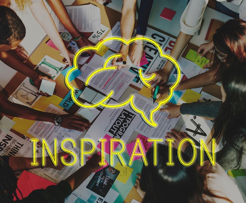 Creation Brainstorming Ideas Creation Cloud Graphic Concept