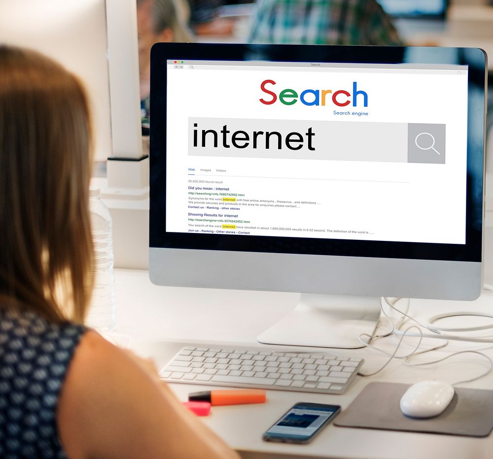 Internet Connection Online Search Engine Optimization Concept
