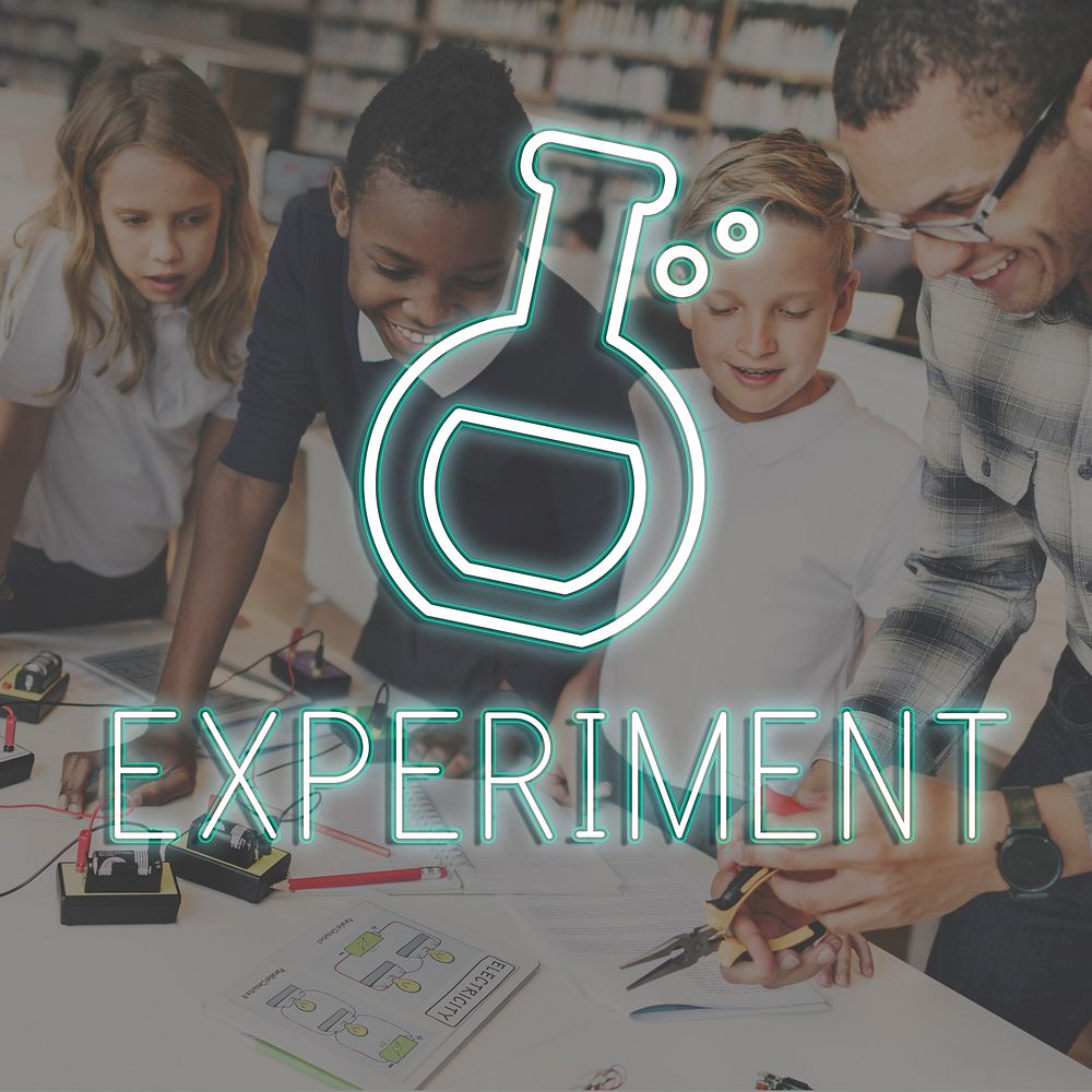 Flask Experiment Science Laboratory Learning Concept