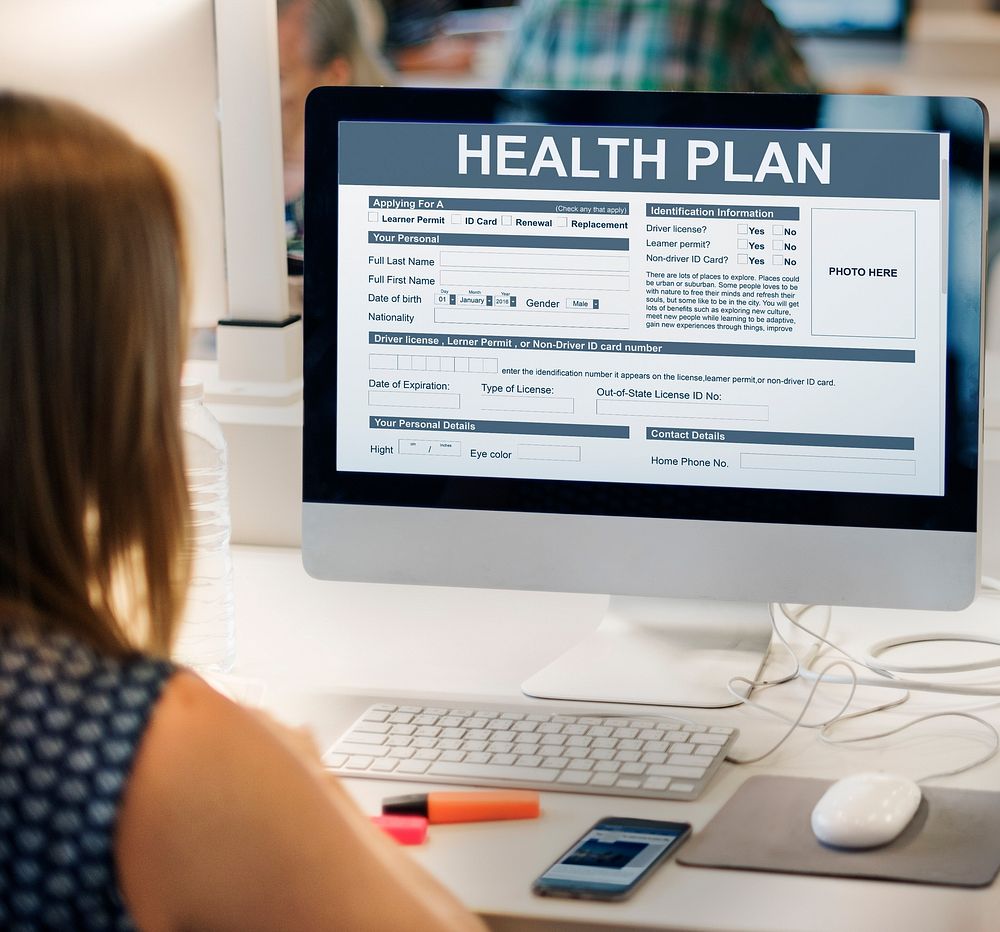 Health Plan Information Examination Concept