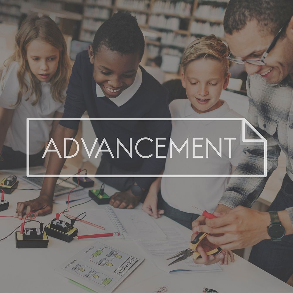 Advance Learning Advancment Modern Education Concept