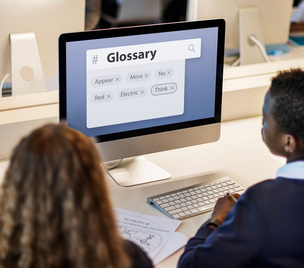 Glossary Text Document Education Concordance