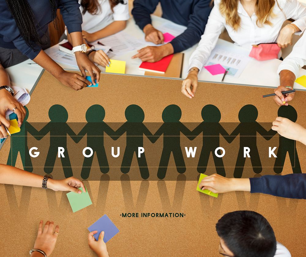 Group Team Work Organization Concept