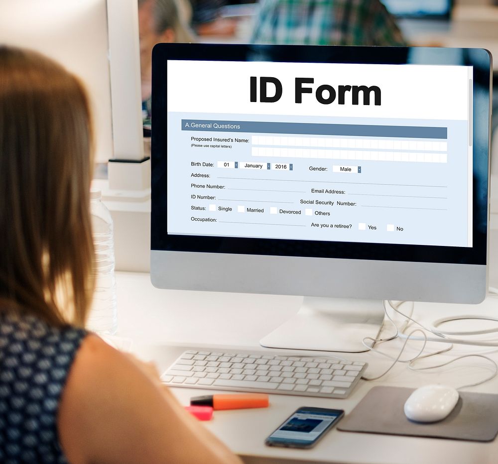 Identification Form ID Taxpayer Document Concept