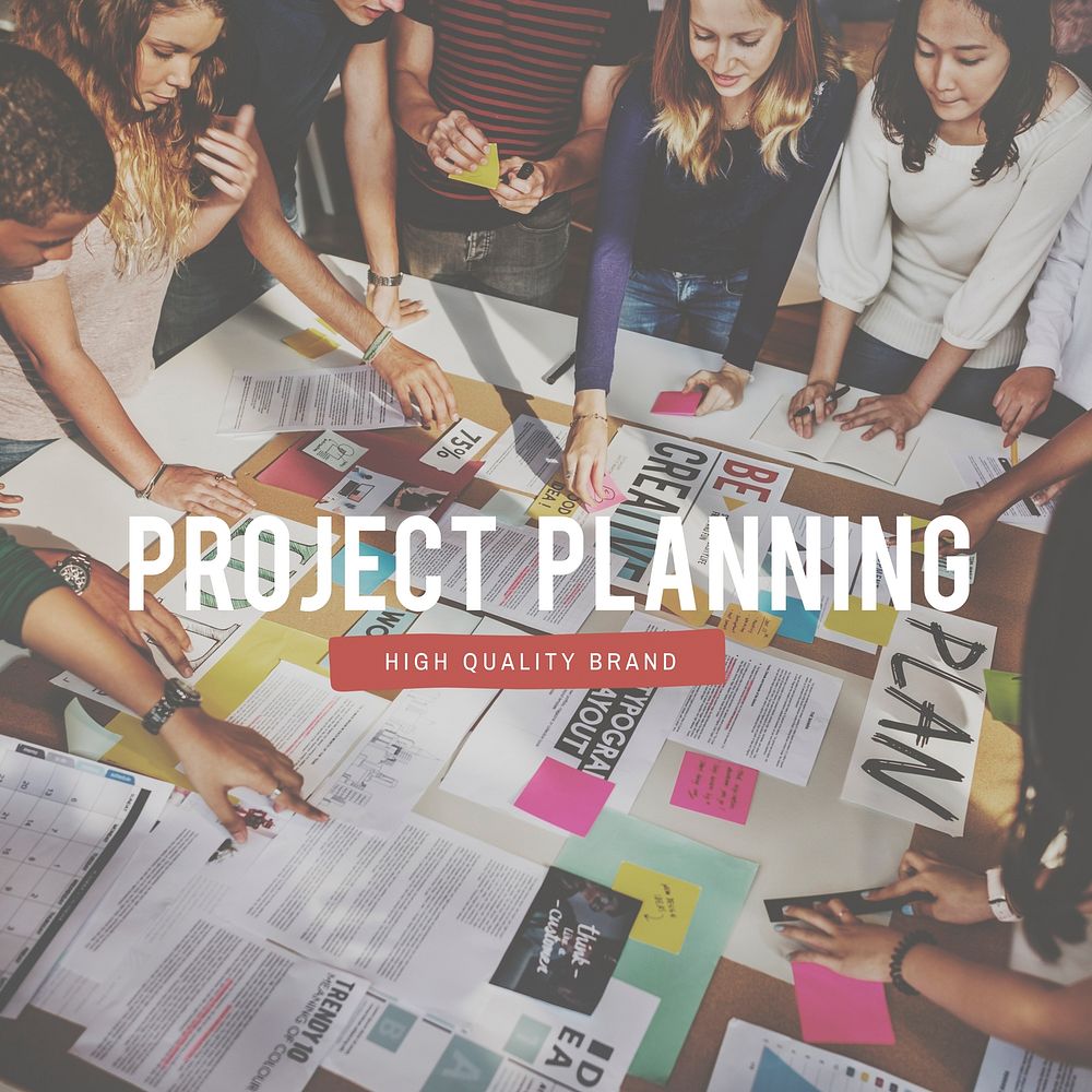 Project Plan Planning People Graphic Concept