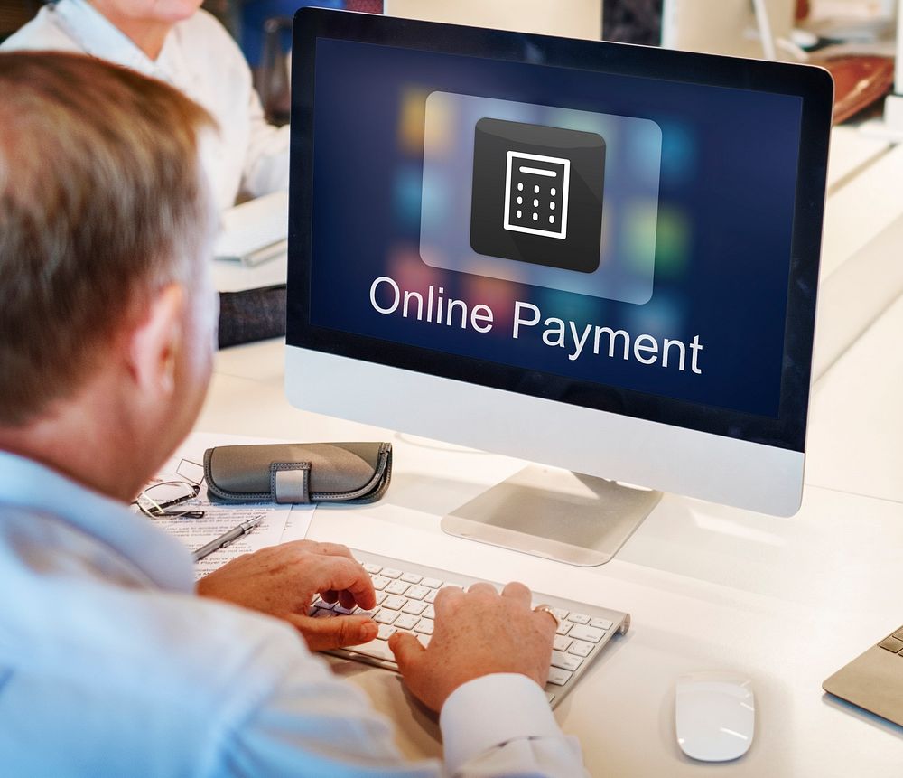 Business Banking Online Payment Financial Transaction Concept