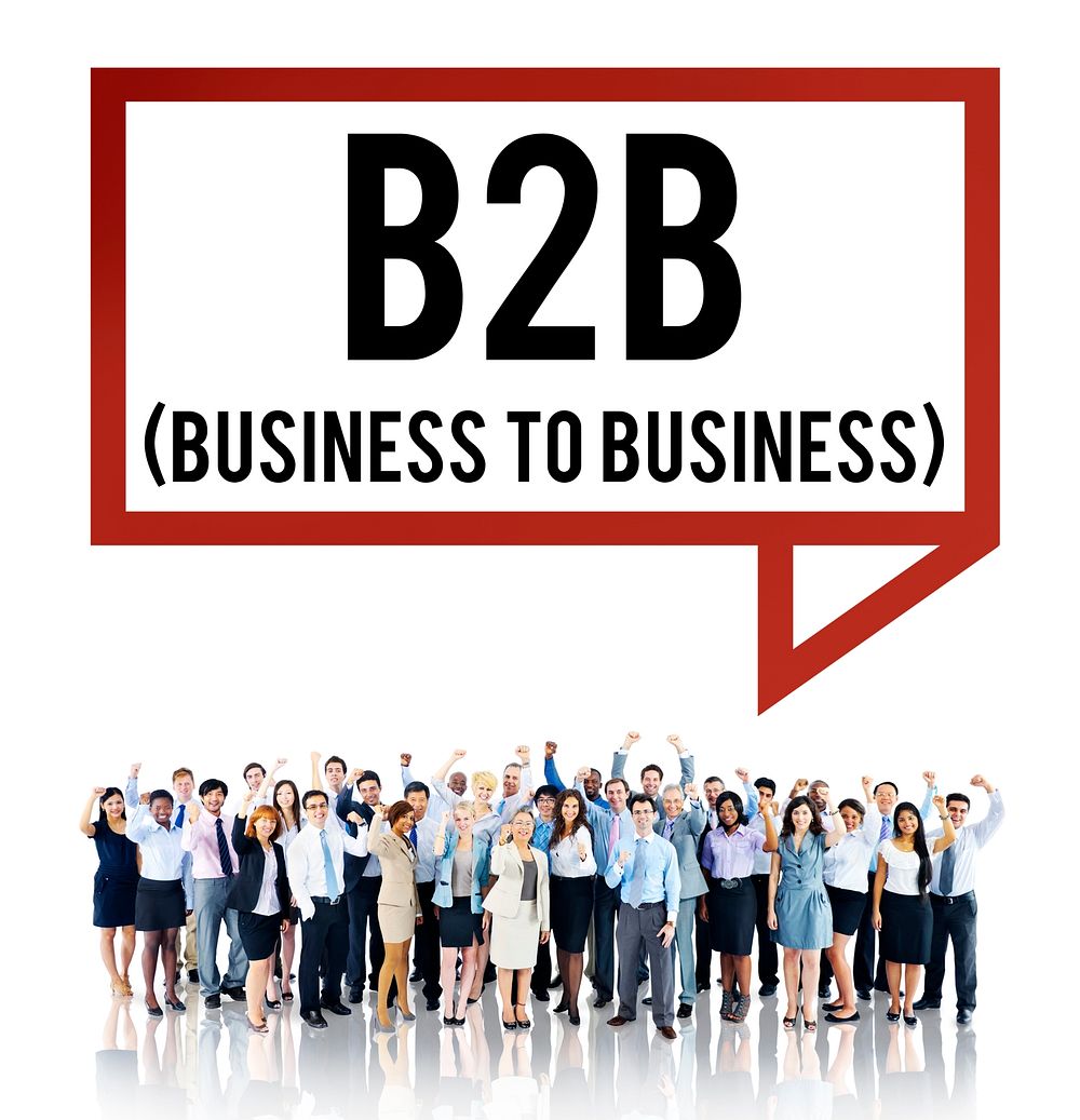 Business To Business Marketing Company Industry Concept