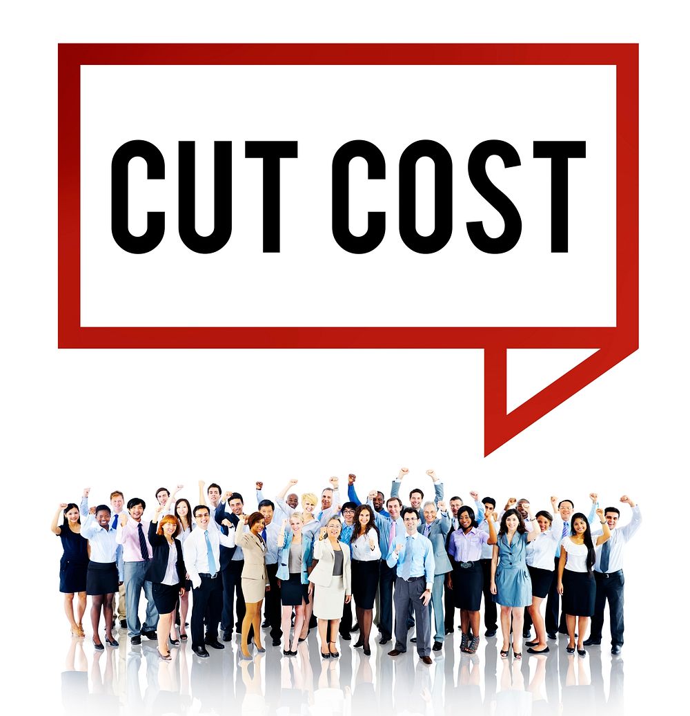 Cut Cost Reduce Recession Deficit Economy FInance Concept