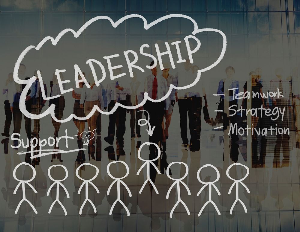 Leadership Teamwork Management Support Strategy Concept