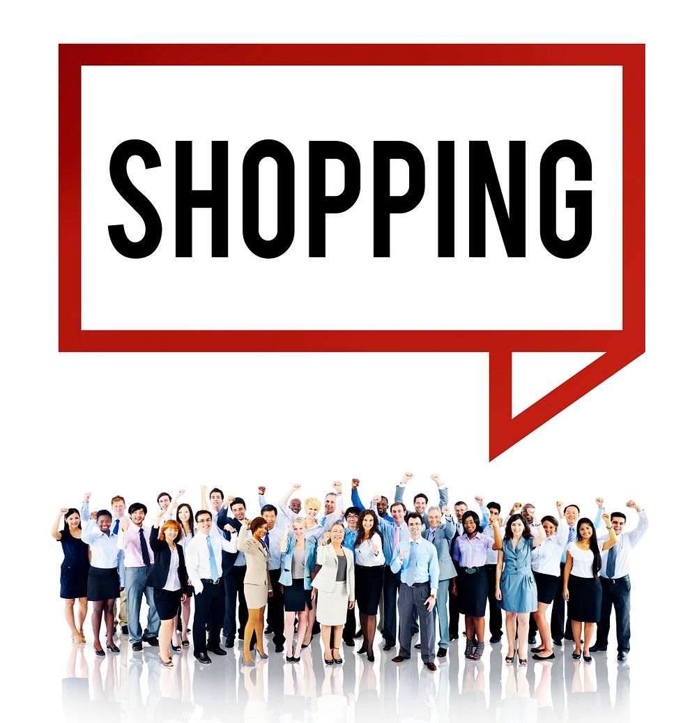 Shopping Retail Shopaholic Consumerism Market Concept