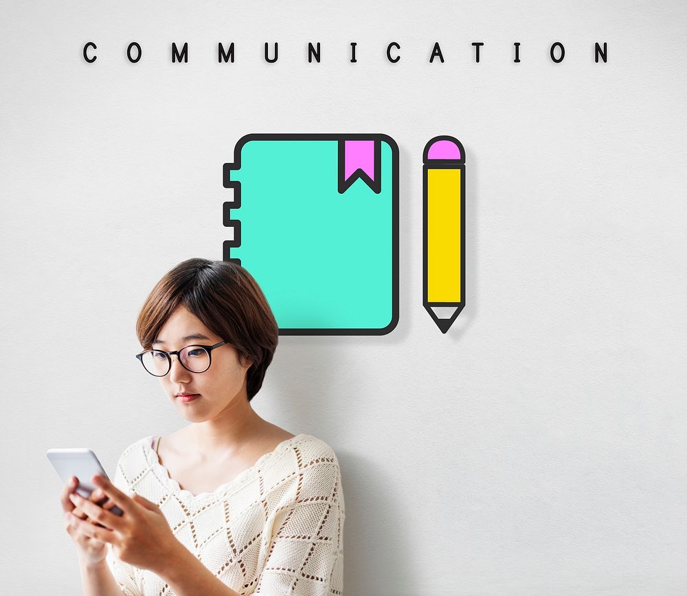 Notebook Pencil Write Communication Graphic Concept