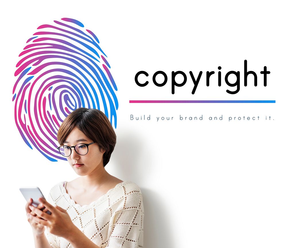 Design Logo Patent Fingerprint Concept