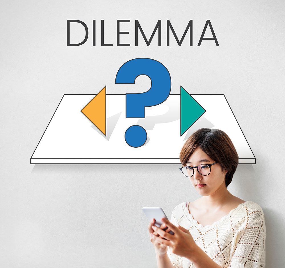 Dilemma confusion choose decision thinking