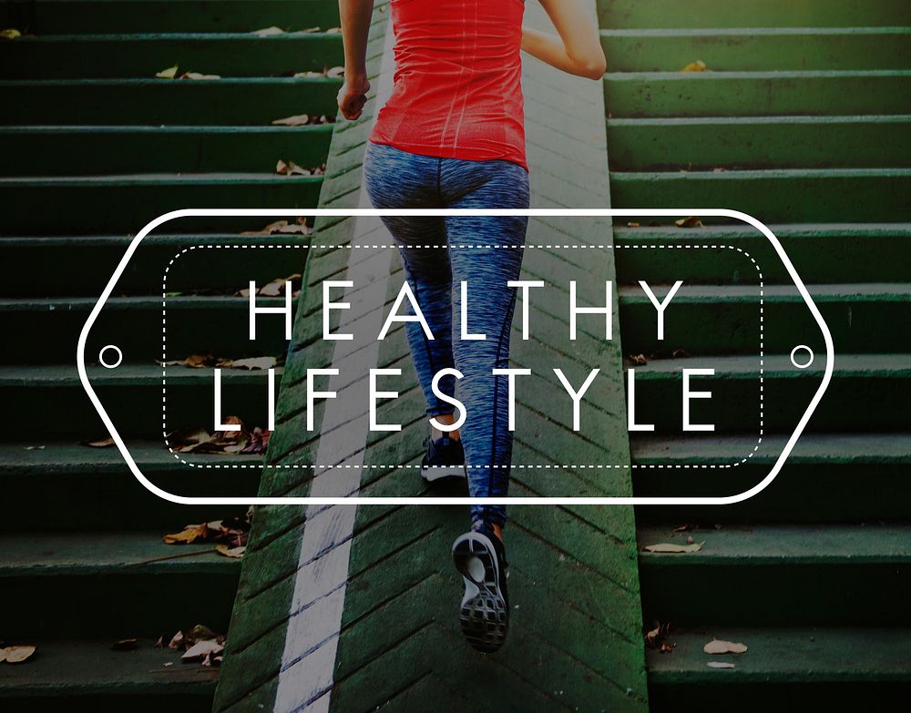 Healthy Lifestyle Nutrition Vitality Wellness Active Concept