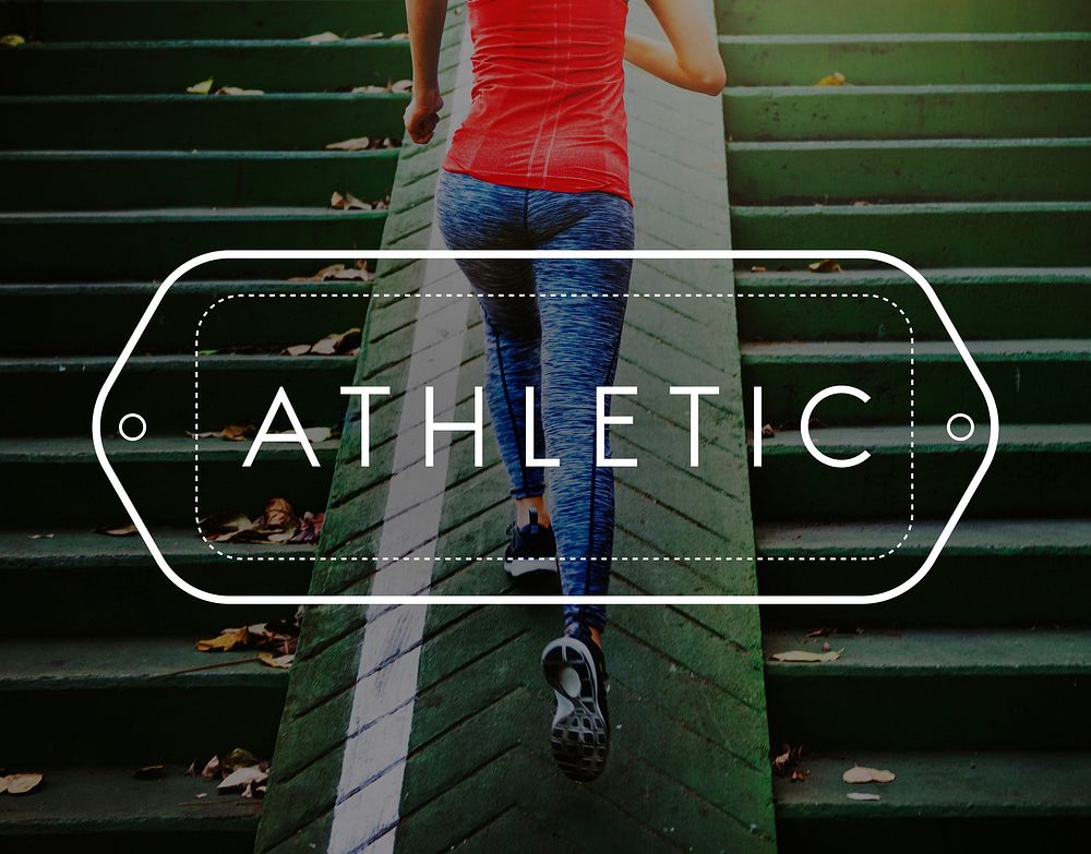 Athletic Health Fitness Sports Wellness Concept