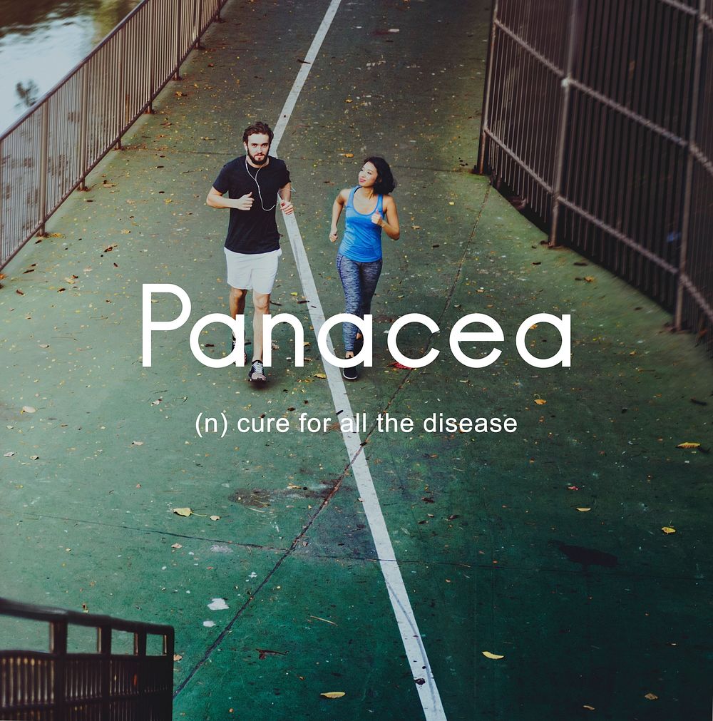 Panacea Cure Diseases Health People Graphic Concept