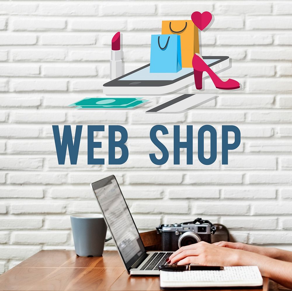 Shopping Online Shopaholics E-Commerce E-Shopping Concept