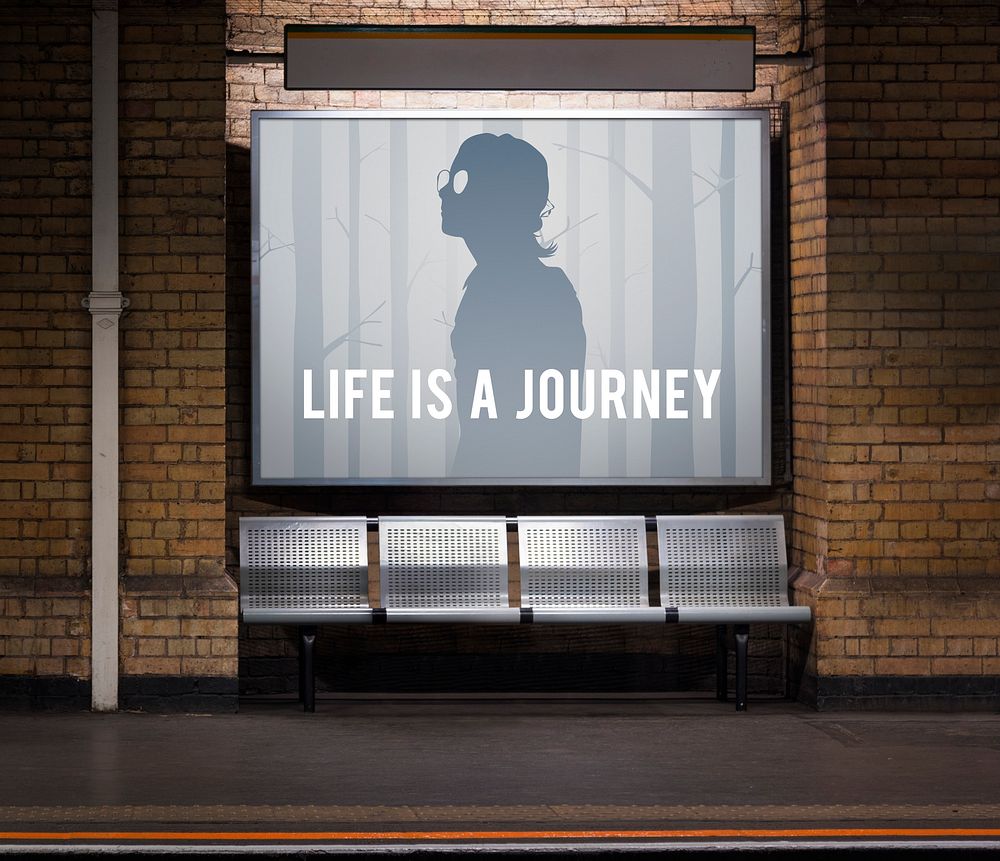 Life Is A Journey Believe Standing Person