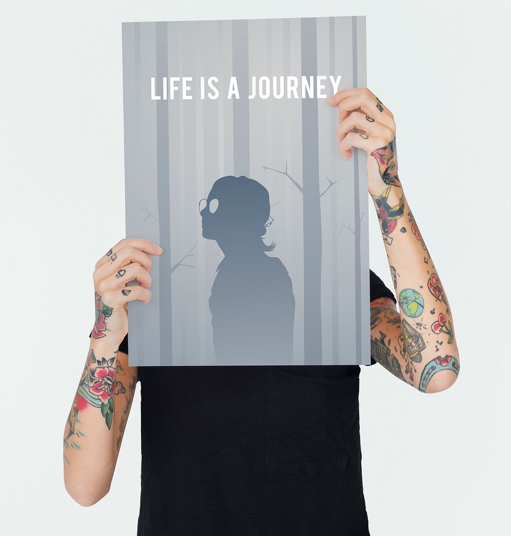 Life Is A Journey Believe Standing Person