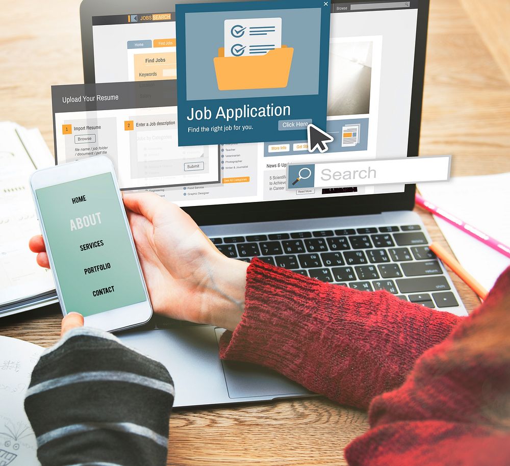 Job Application Apply Hiring Human Resources Concept