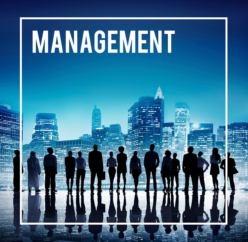 Management Organization Corporate Business Team Concept