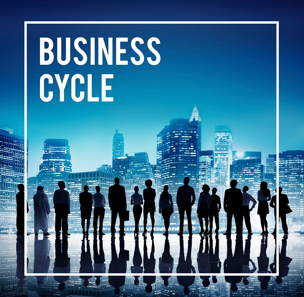 Business Cycle Profit Loss Growth Recession Success Concept