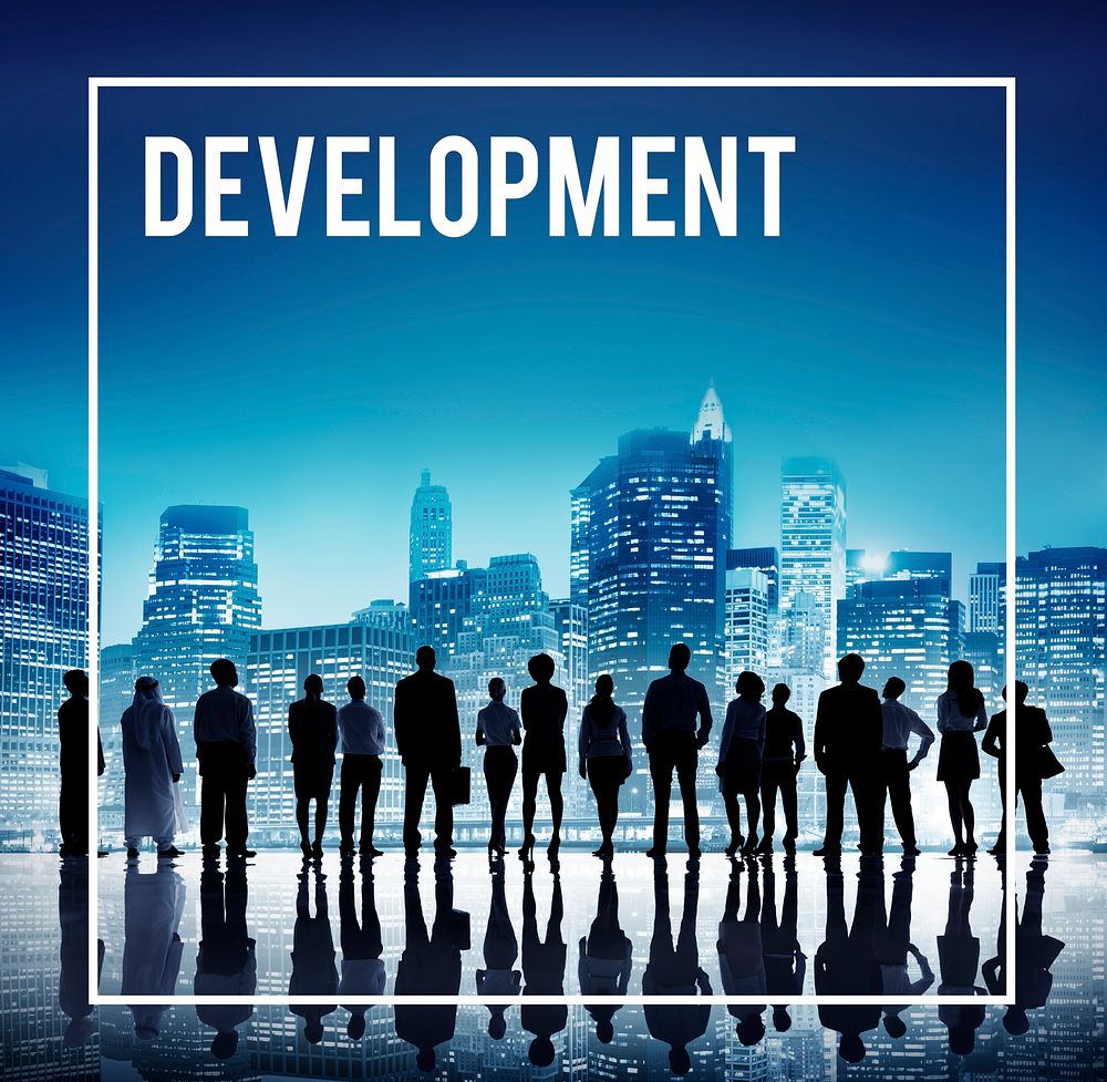 Global Business Team Development Cityscape Concept
