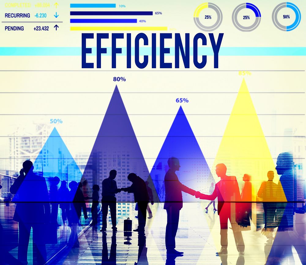 Efficiency Improvement Achievement Business Success Concept