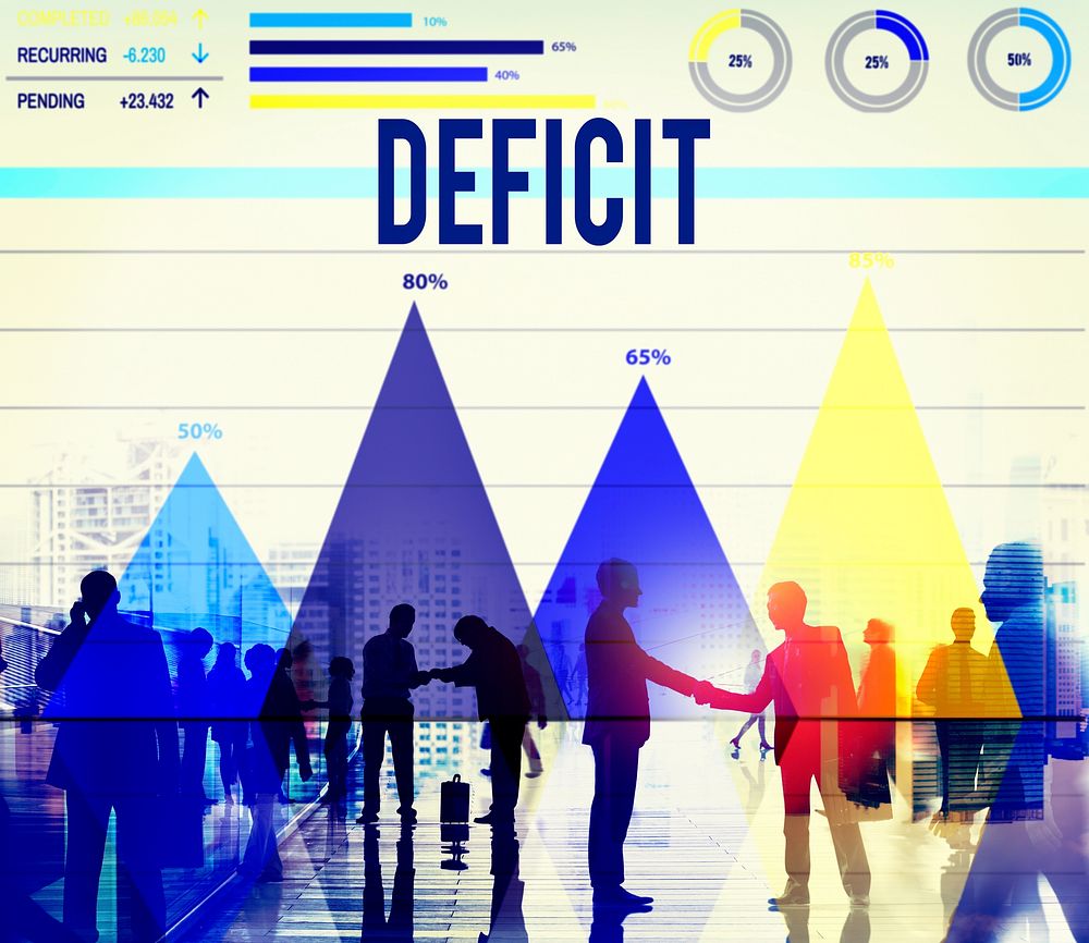 Deficit Bankruptcy Crisis Problem Budget Business Concept