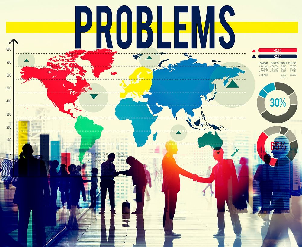 Problems Challenge Solution Solving Trouble Concept