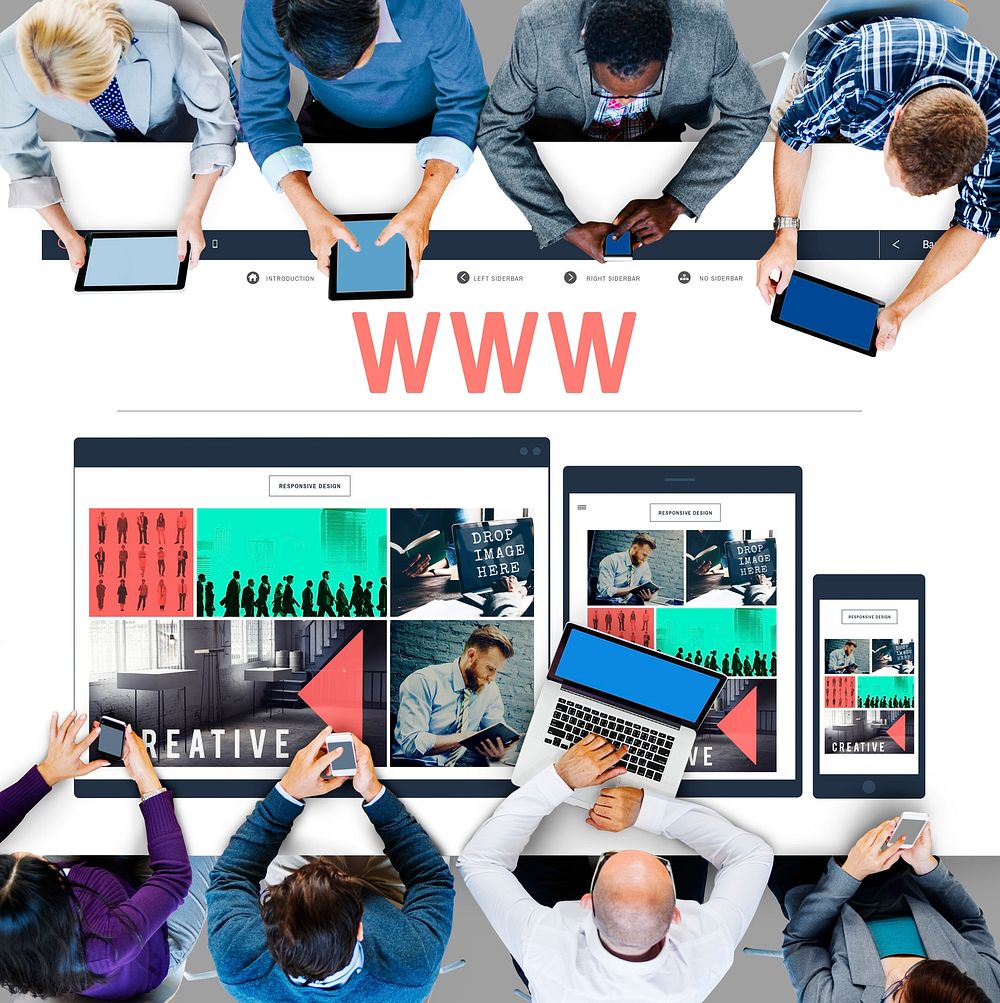 WWW Website Networking Connection Sharing Social Concept