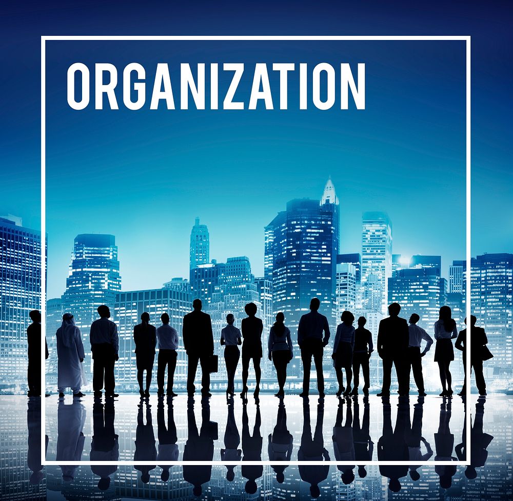 Organization Management Corporate Business Team Concept