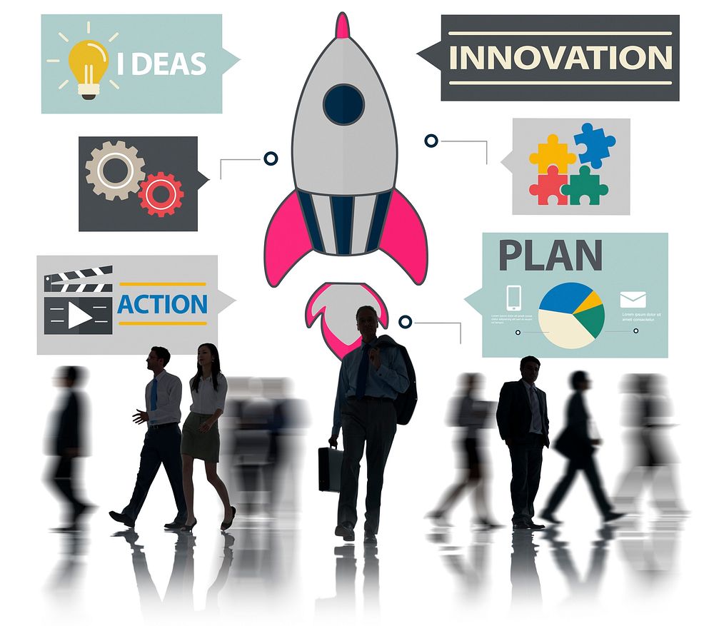 New Business Innovation Strategy Technology Ideas Concept