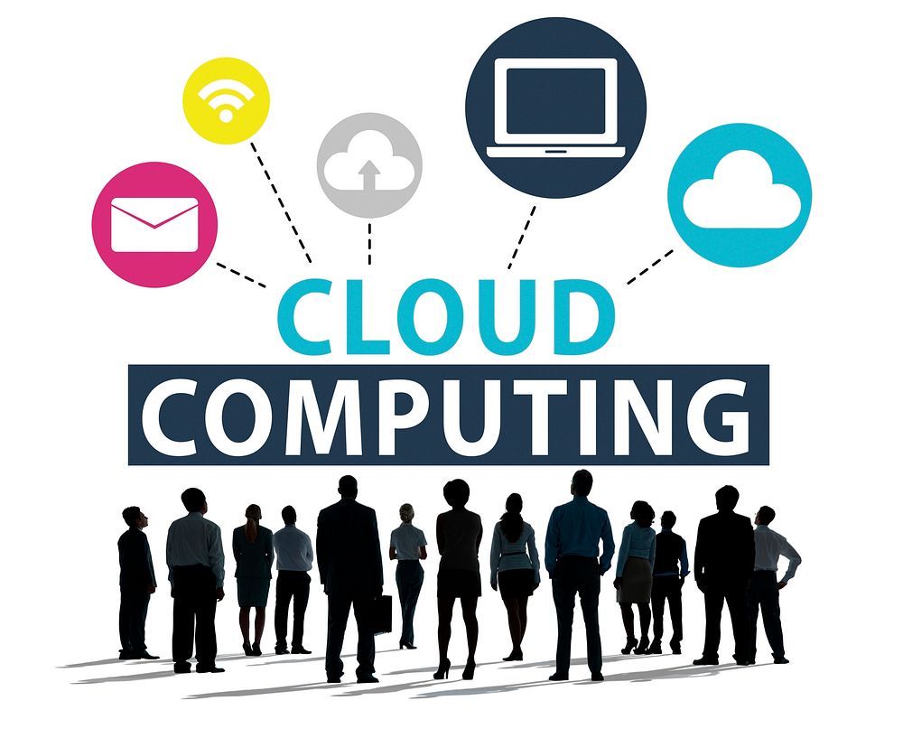 Cloud Computing Network Online Internet Storage Concept