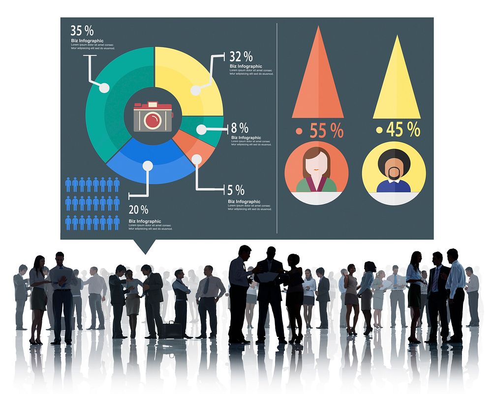 Analysis Analytic Marketing Sharing Graph Diagram Concept