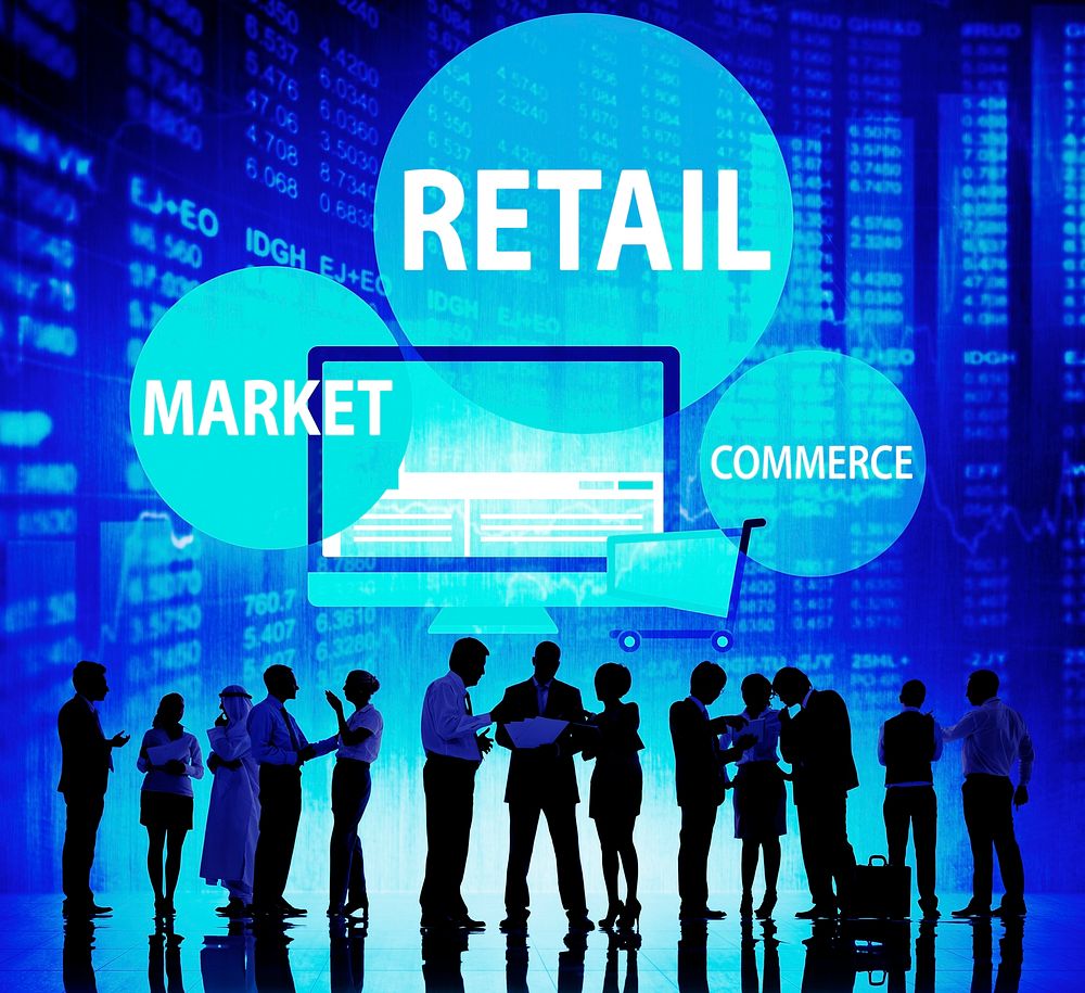 Retail Consumer Commerce Market Purchase Concept