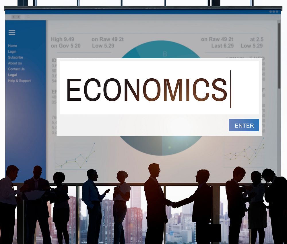 Economics Analytics Strategy Solution Business Concept
