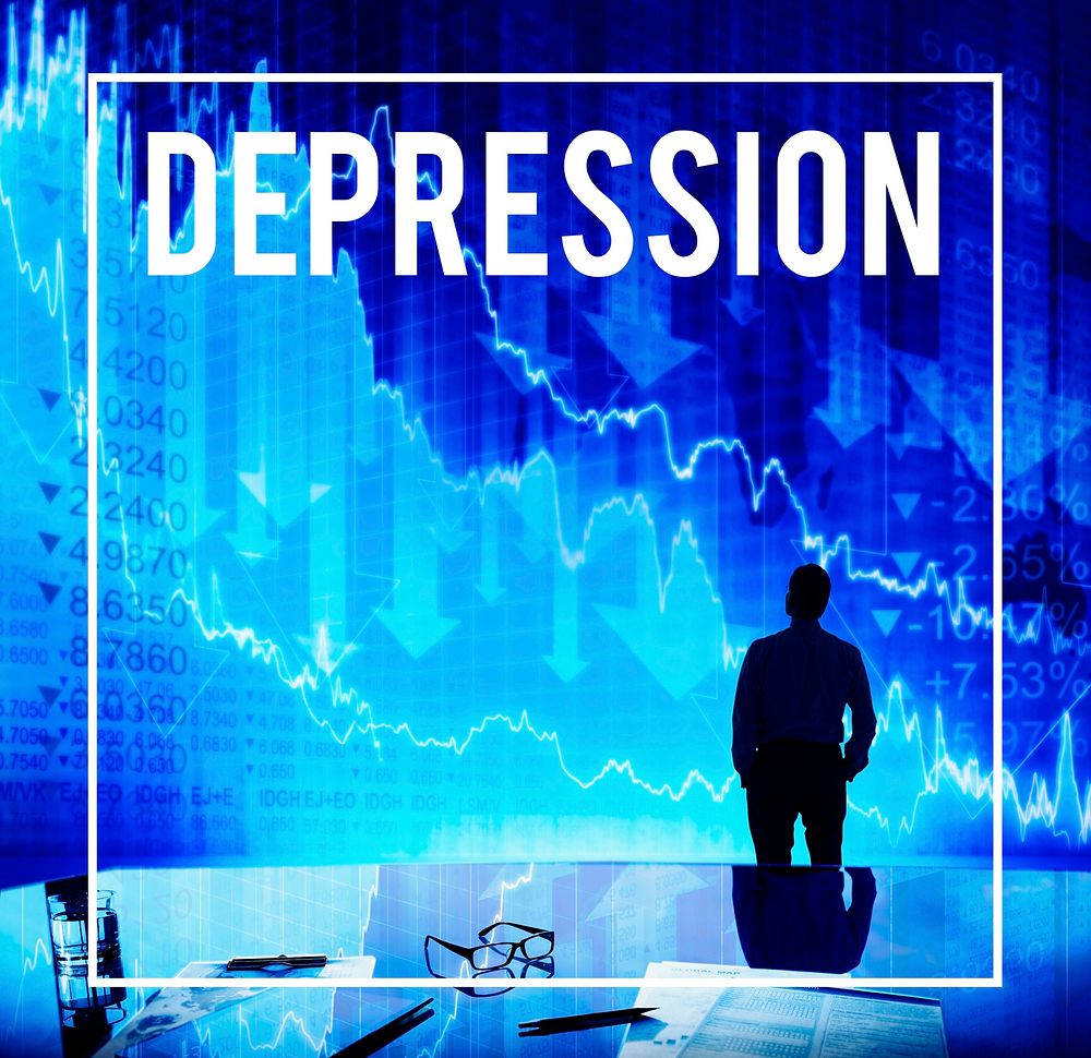 Depression Despair Recession Disorder Economic Concept