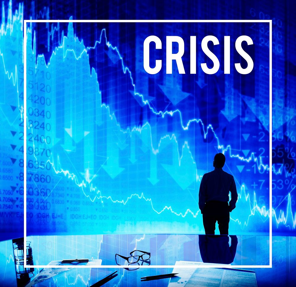Crisis Problem Financial Crisis Concept