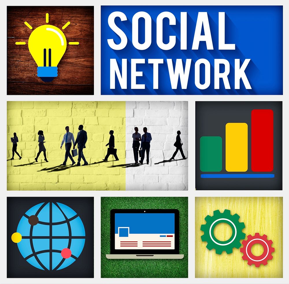 Social Network Global Communications Technology Connection Concept