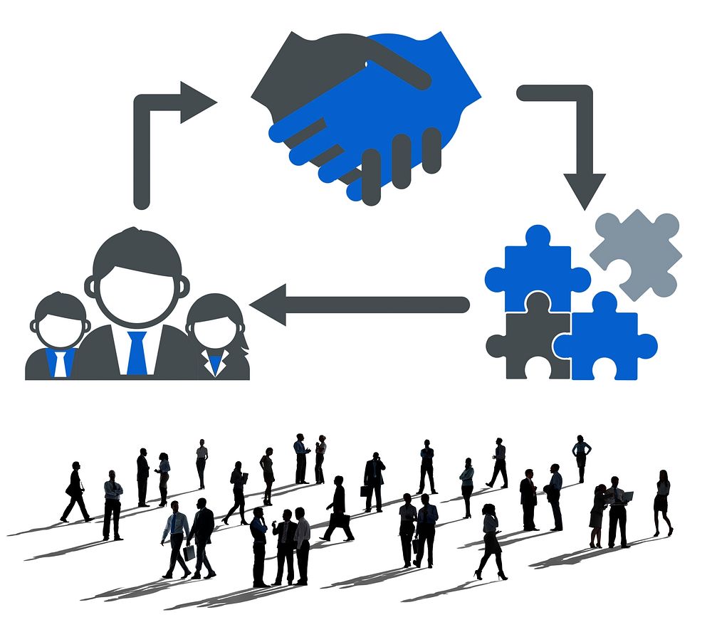 Partnership Team Corporate Collaboration Connection Concept