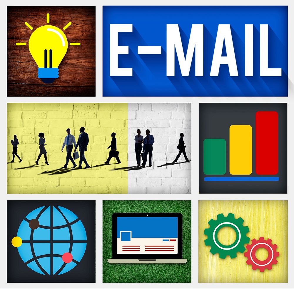 E-mail Connecting Internet Global Communication Concept