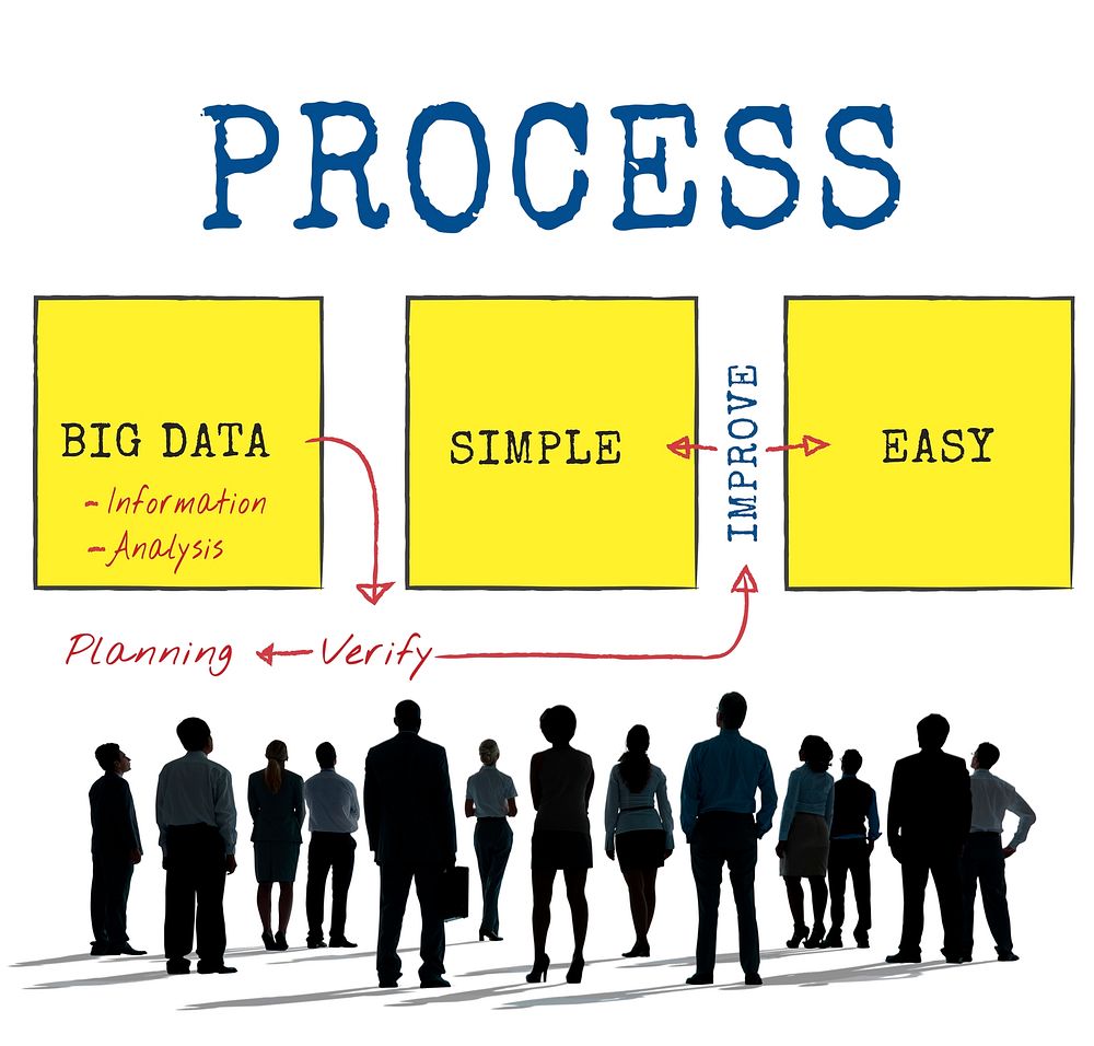 Process Chart Diagram Management Quality Icon